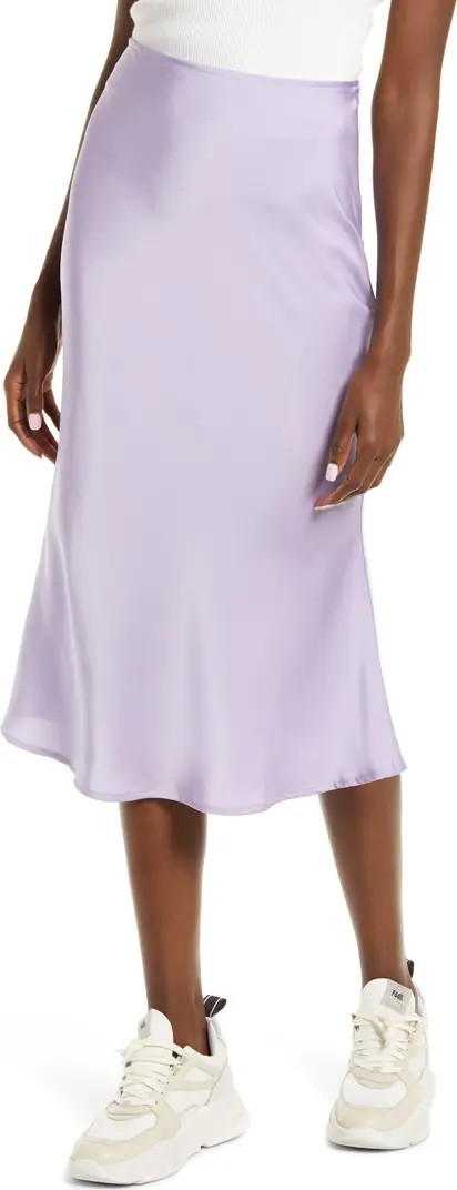 Amy Lynn Bias Cut Satin Slip Skirt | Nordstrom | Nordstrom