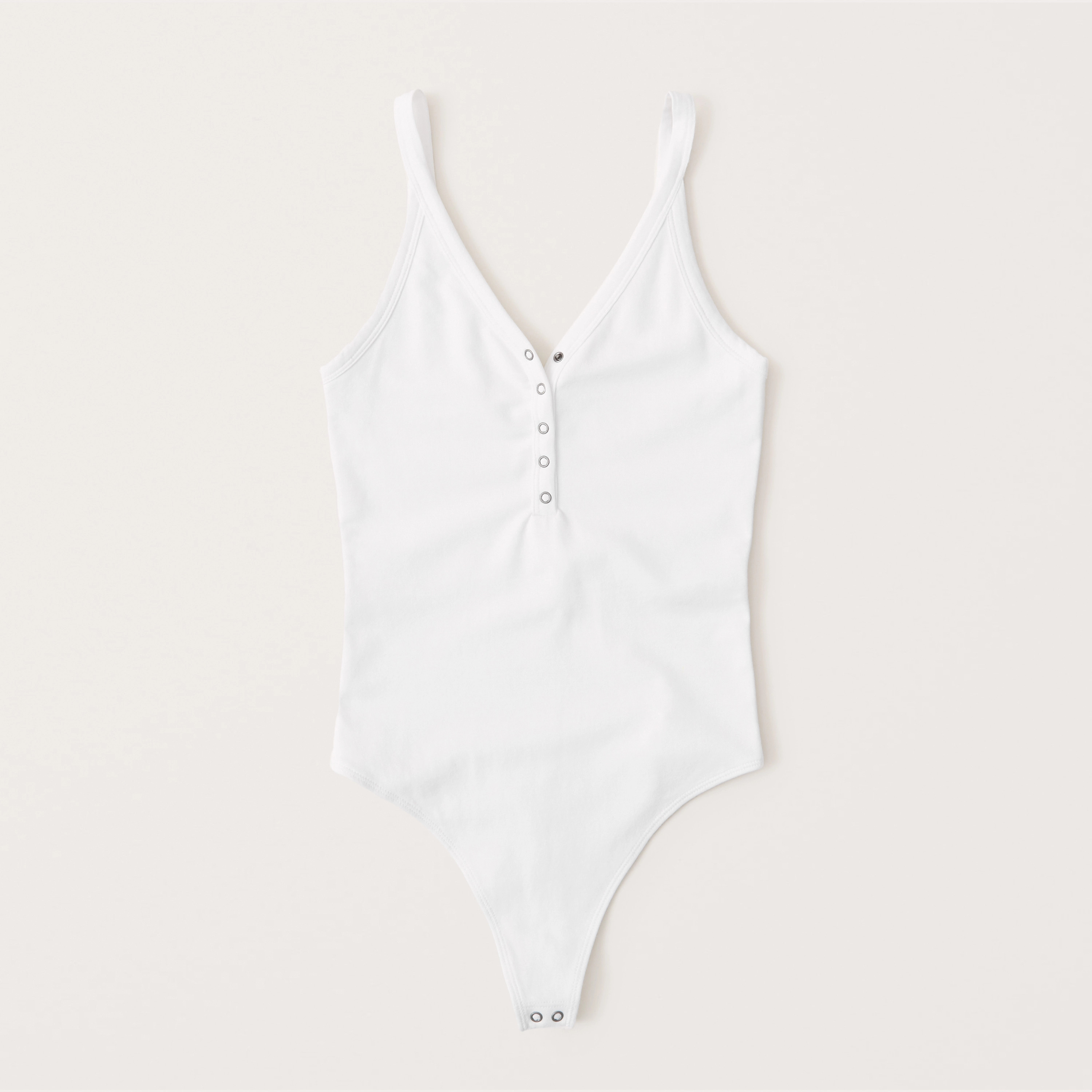 Henley Tank Bodysuit | Abercrombie & Fitch (US)