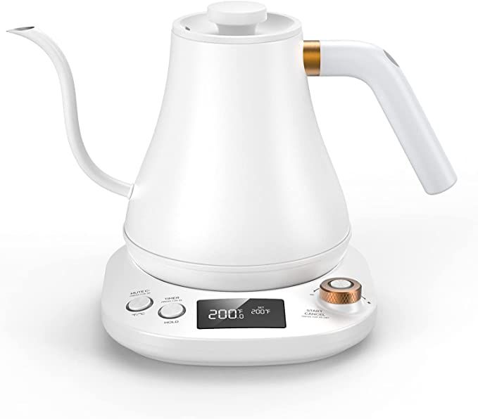 Gooseneck Kettle Temperature Control, Pour Over Electric Kettle for Coffee and Tea, 100% Stainles... | Amazon (US)