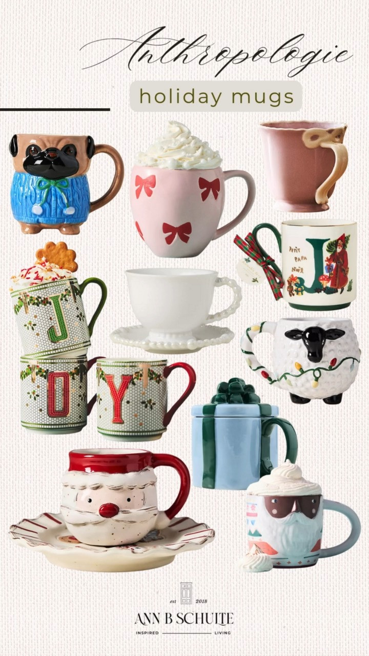 Sipping season is officially here and Anthropologie’s holiday mugs make every cup feel like cozy magic. Cute enough to gift but better to keep for yourself. ☕🎄✨ #Anthropologie #HolidayMugs #CozySeason #LTKHoliday #GiftIdeas #HomeFavorites #WinterVibes #HostessGifts #HolidayHome #LTKHome 

 #LTKGiftGuide #LTKHoliday #LTKHome