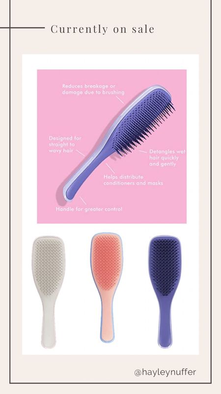 Excited to try this Tangle Teezer brush on sale for $11! Will report back if it lives up to the hype.

#LTKsalealert
