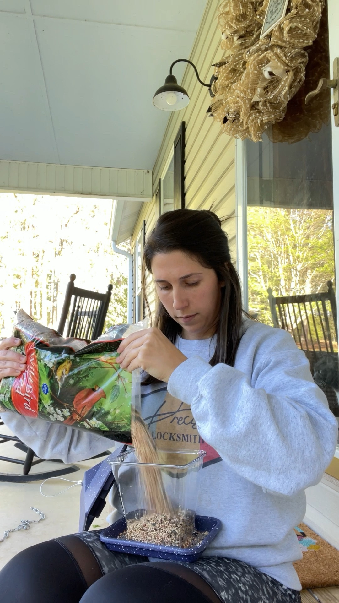 Reset the Porch with me! 
#porchreset #birdfeeder #spring

#LTKhome #LTKSeasonal #LTKGiftGuide