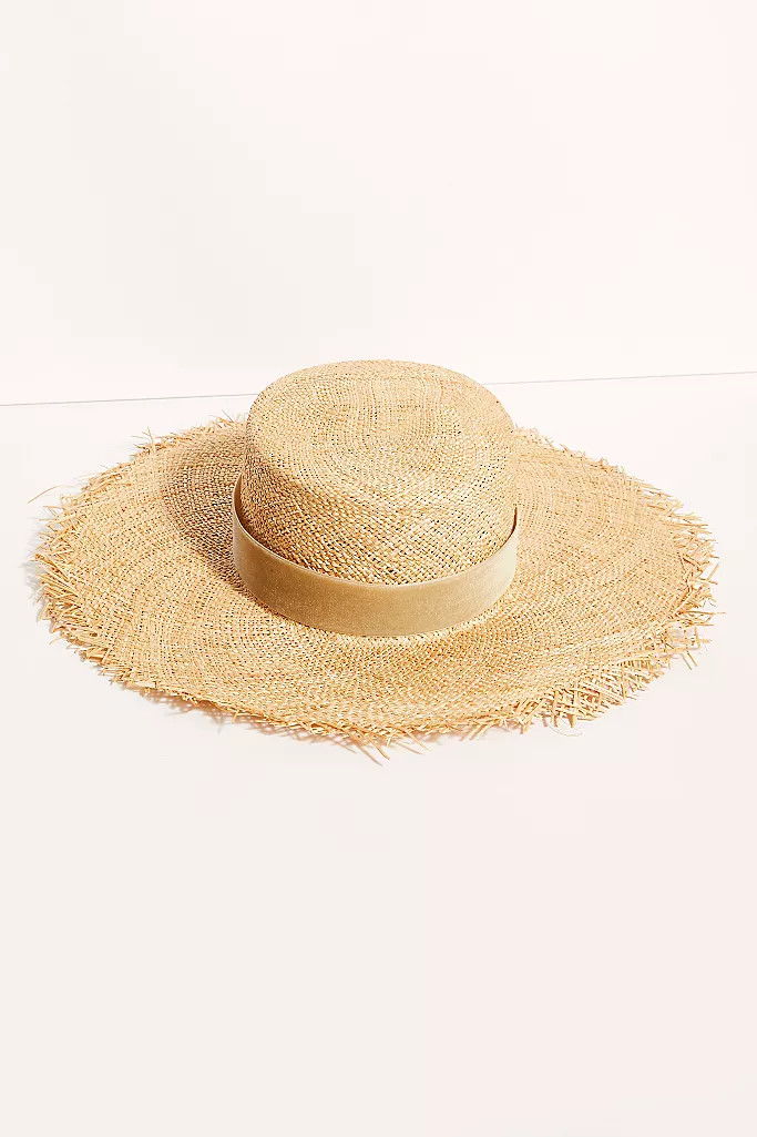 Aruba Fray Straw Boater | Free People (Global - UK&FR Excluded)