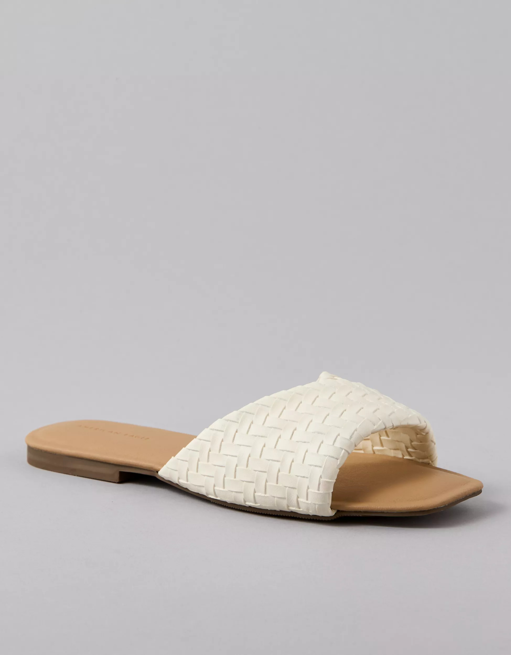 AE Woven Twist Side Sandal | American Eagle Outfitters (US & CA)