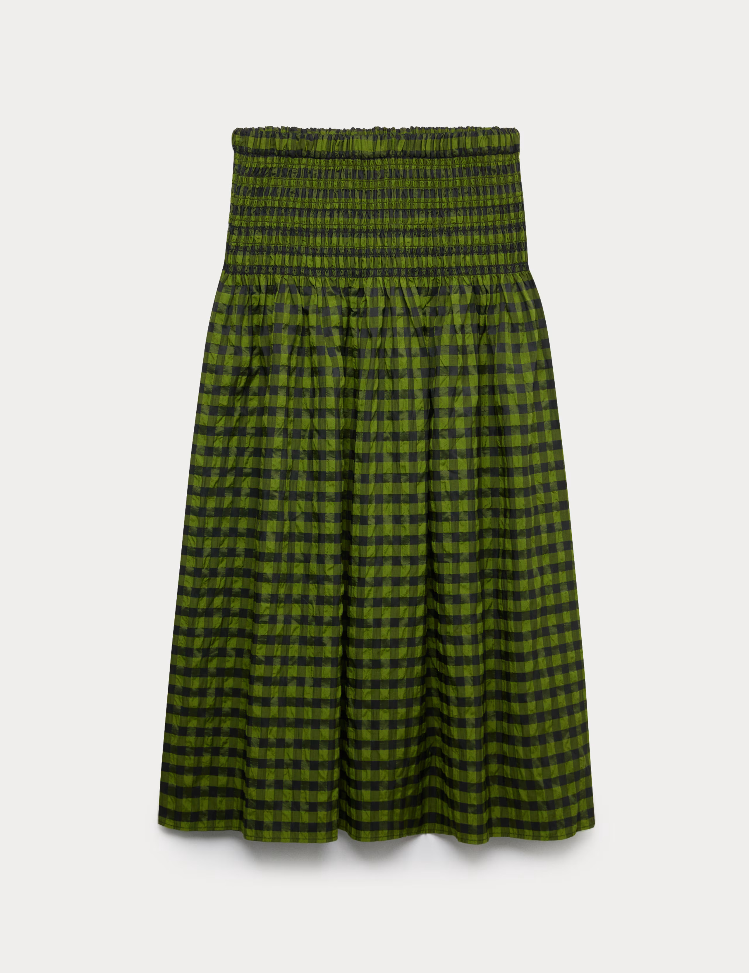 Gingham Midi A-Line Skirt | Marks & Spencer (UK)