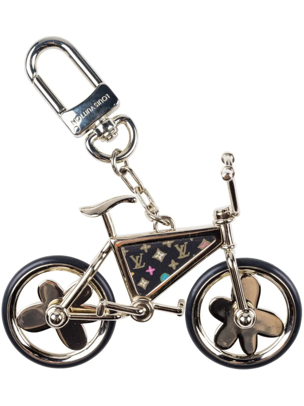 Louis Vuitton Pre-Owned x Tyler The Creator Monogram Craggy Bike Bag Charm | Gold | FARFETCH UK | Farfetch Global