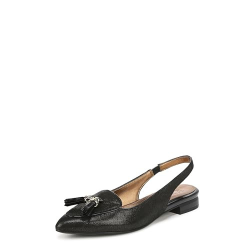 Naturalizer Womens Juliana Slingback Flats Black 7.5 M | Amazon (US)