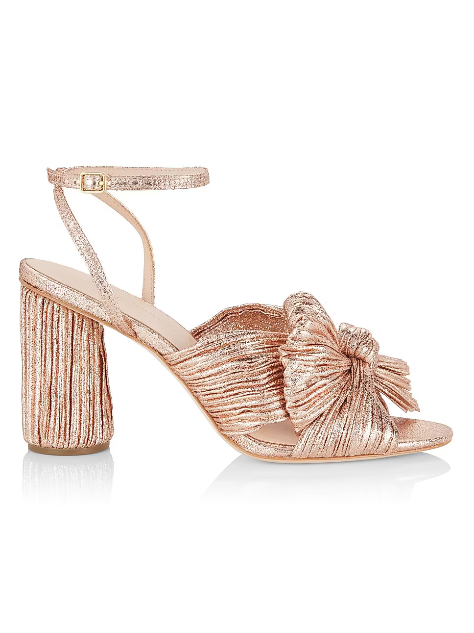 Camellia Knotted Metallic Sandals | Saks Fifth Avenue