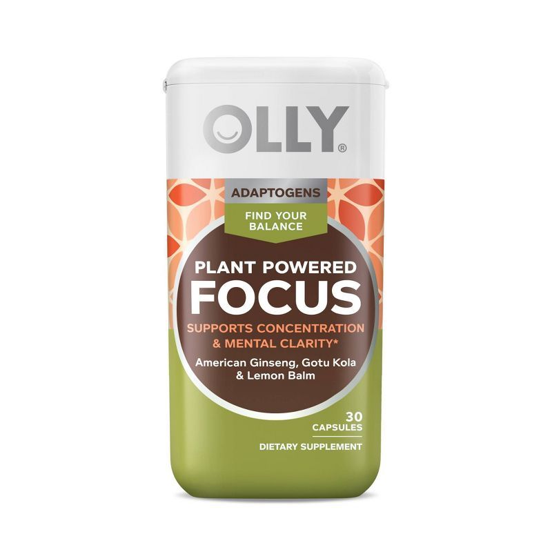 Olly Plant Powered Focus Adaptogens Capsules - 30ct | Target
