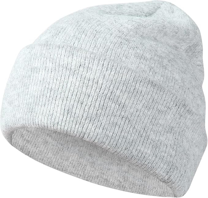 Achiou Beanie Hat for Women Men, Warm Cuffed Knit Hat for Skiing Running Outdoor Sports | Amazon (US)