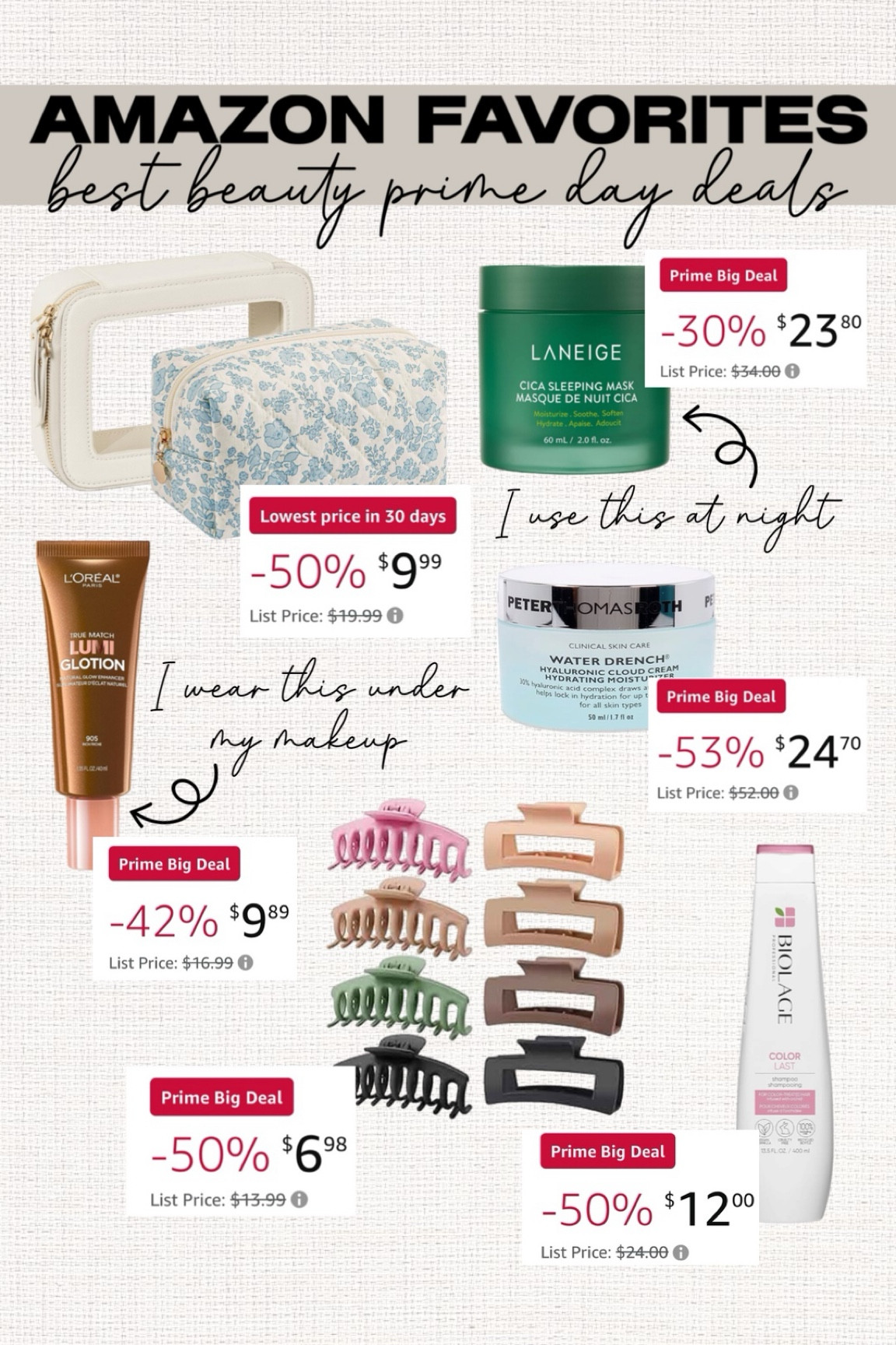 My Amazon Favorites that are a good deal for Amazon Prime Day! 

Beauty, amazon finds, deals, skin care, gifts, sale, exclusive, lip, make up, moisturizer, cosmetic bags, bag

#beauty #amazon #sale 


#LTKBeauty #LTKxPrimeDay #LTKSaleAlert