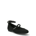No Boundaries Women's Ankle-strap Mary Jane Flat - Walmart.com | Walmart (US)