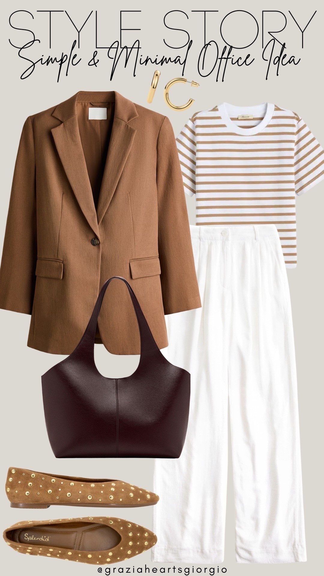 Simple & Minimal Office Outfit Idea 
.
#minimaloutfit

#LTKgrwm #LTKootd