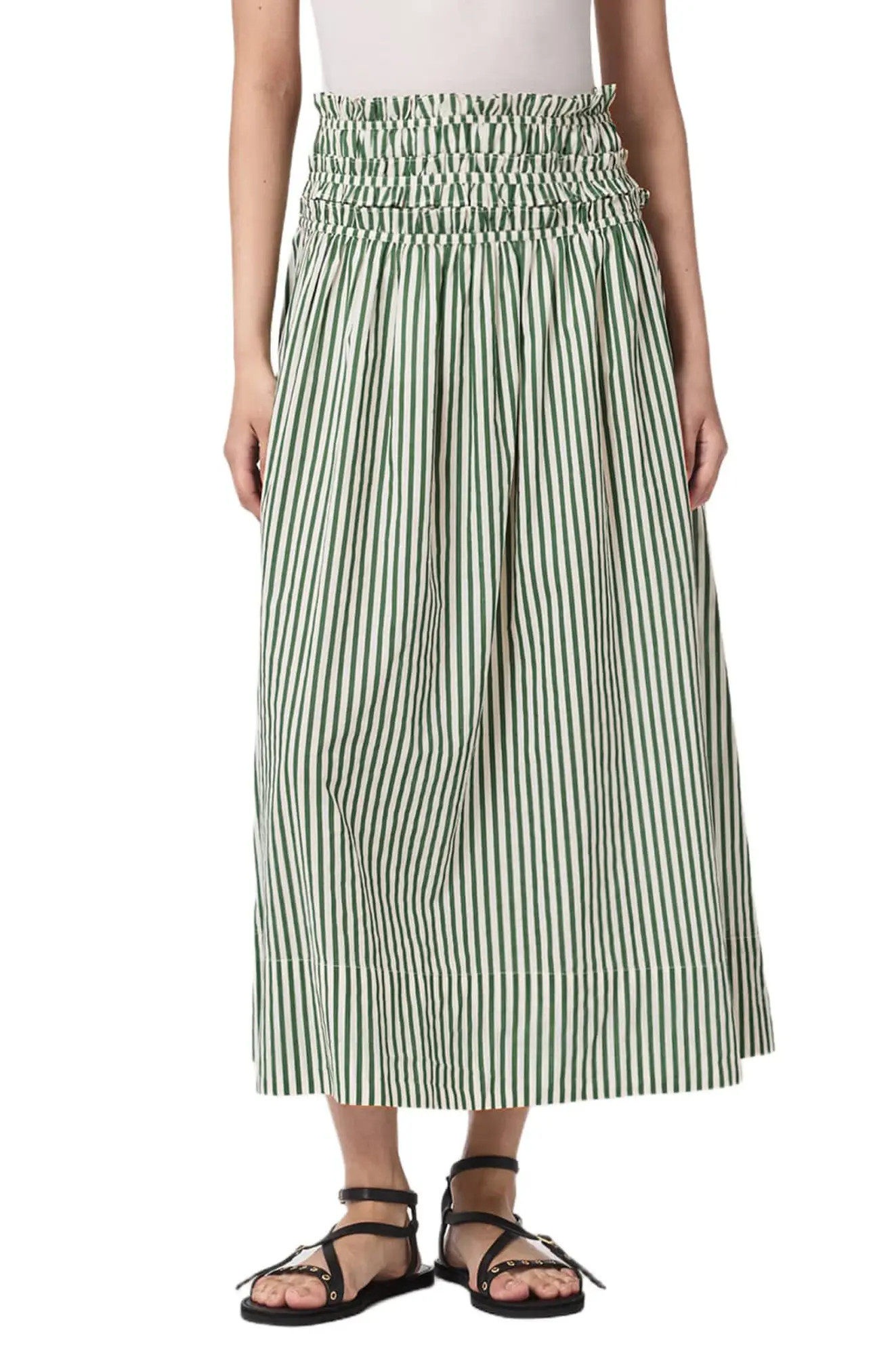 Kali Stripe Cotton Maxi Skirt (Women) | Nordstrom | Nordstrom