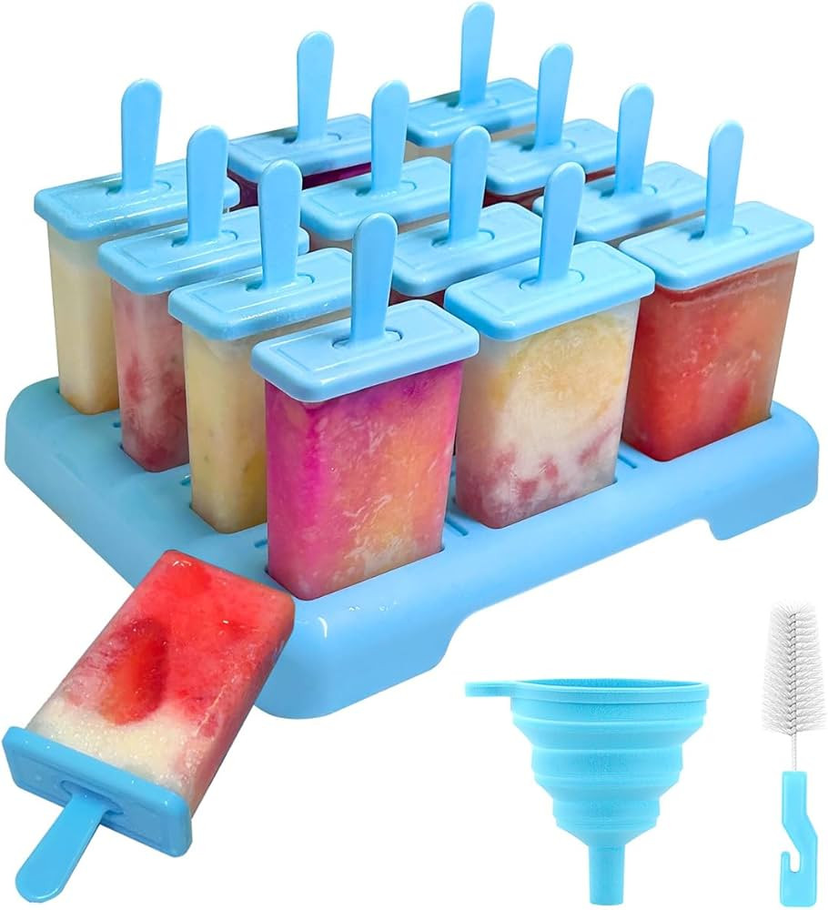 Alinana Popsicle Mold with Sticks - 12 Cavities, Food Grade BPA-Free Popsicle Mold, includes Clea... | Amazon (CA)