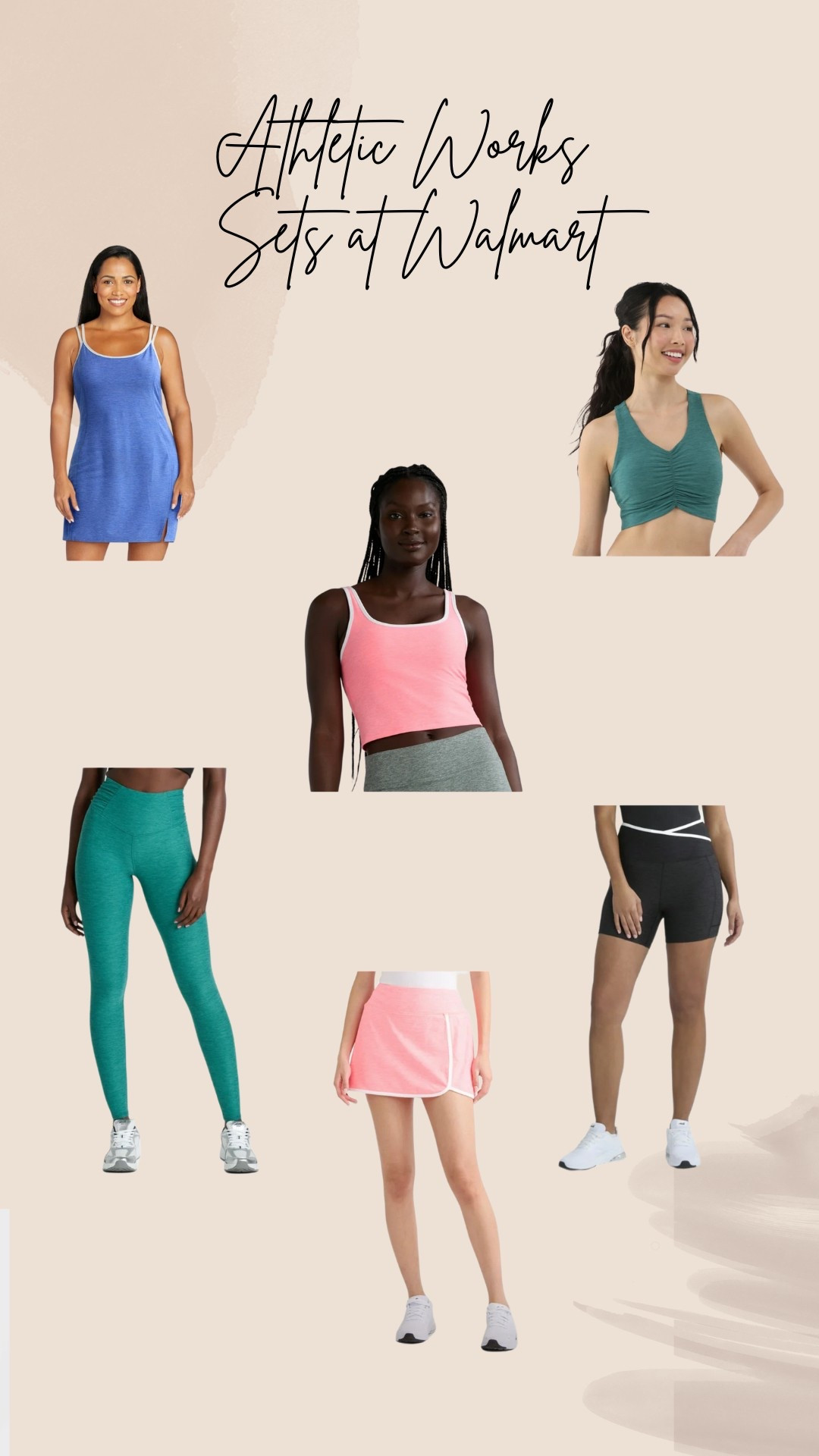 We both love this Athletic Works line at Walmart for all their dresses & sets whether you work out in them or just wear them casually like we do. Erica grabbed this pink top & skirt and they fit TTS. They have some super cute dresses too. 

#walmart
#walmartfashion
#athleticworks
#athleticdress
#summerstyle

#LTKStyleTip