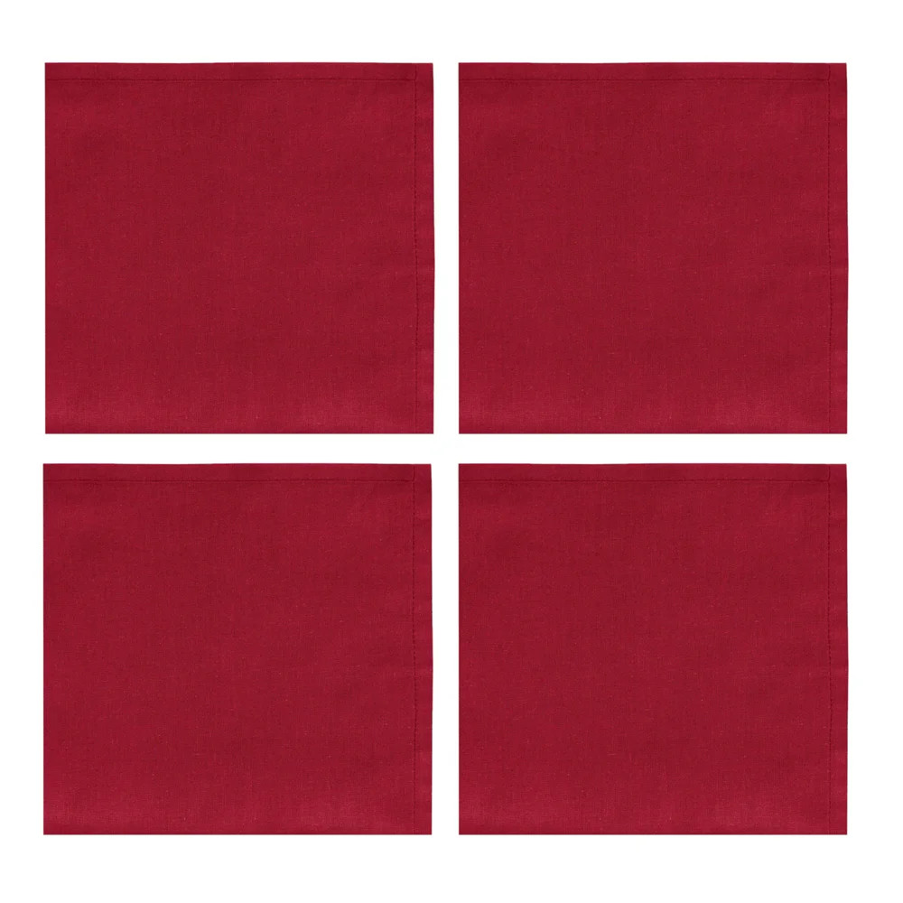 Guardanapo De Tecido Home 4 Peças Vermelho 40X40cm - Copa & Cia - Camicado | Camicado (BR)