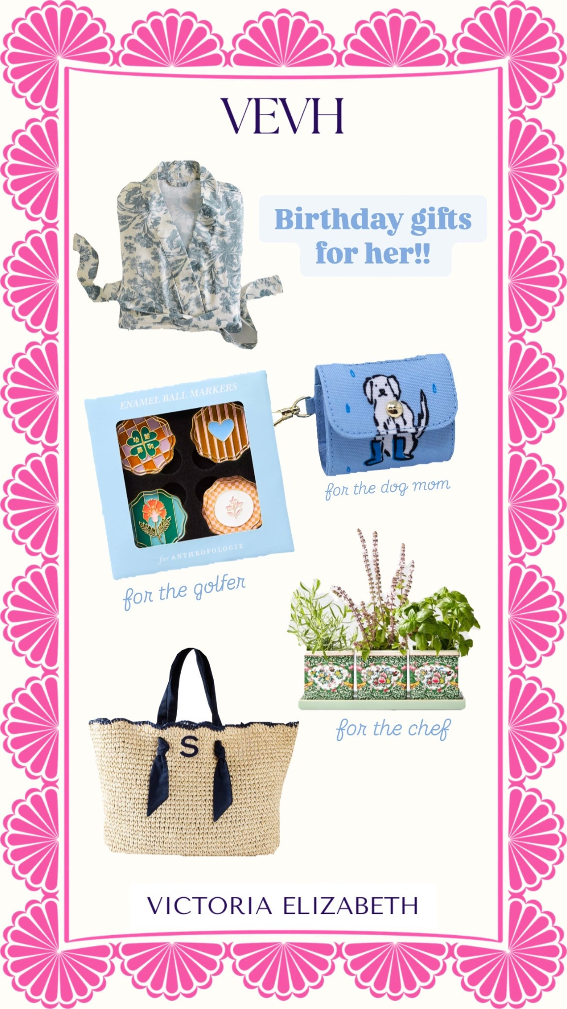 Birthday gifts for your girlfriends!! I love to find little gifts that are tailored to her favorite things…whether that be cooking, her little furry friend, or her hobbies!! These are a few I’ve been loving for my lovely friends!! 

#LTKGiftGuide #LTKHome