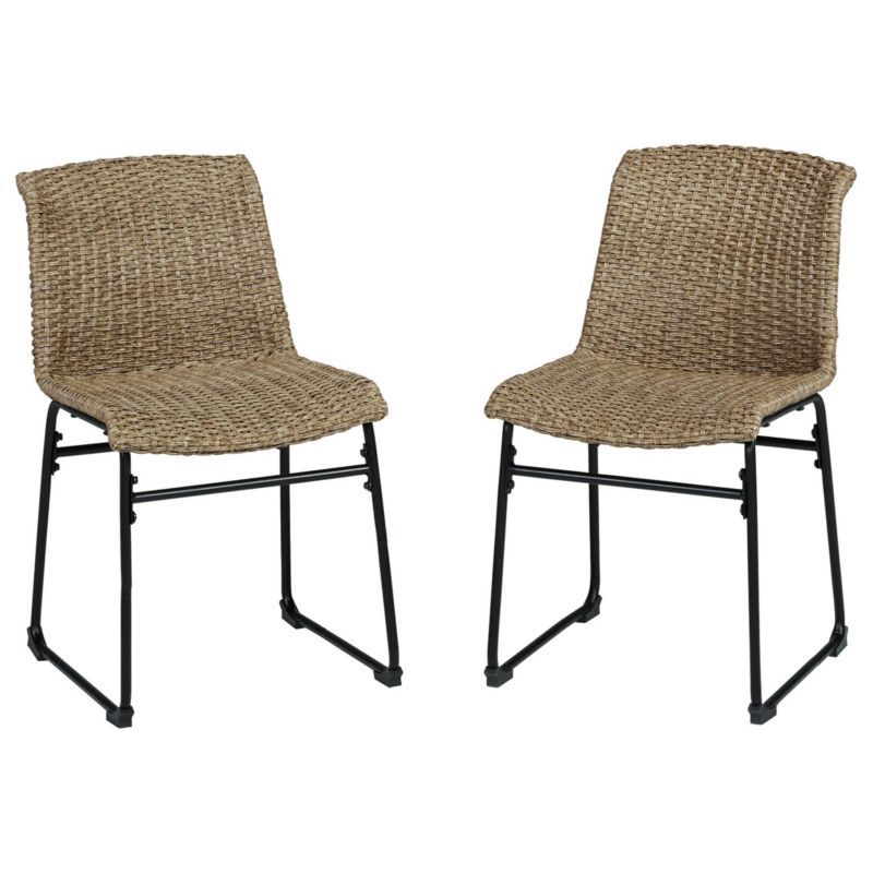 Amaris 2pk Outdoor Chairs - Brown/Black - Signature Design by Ashley | Target
