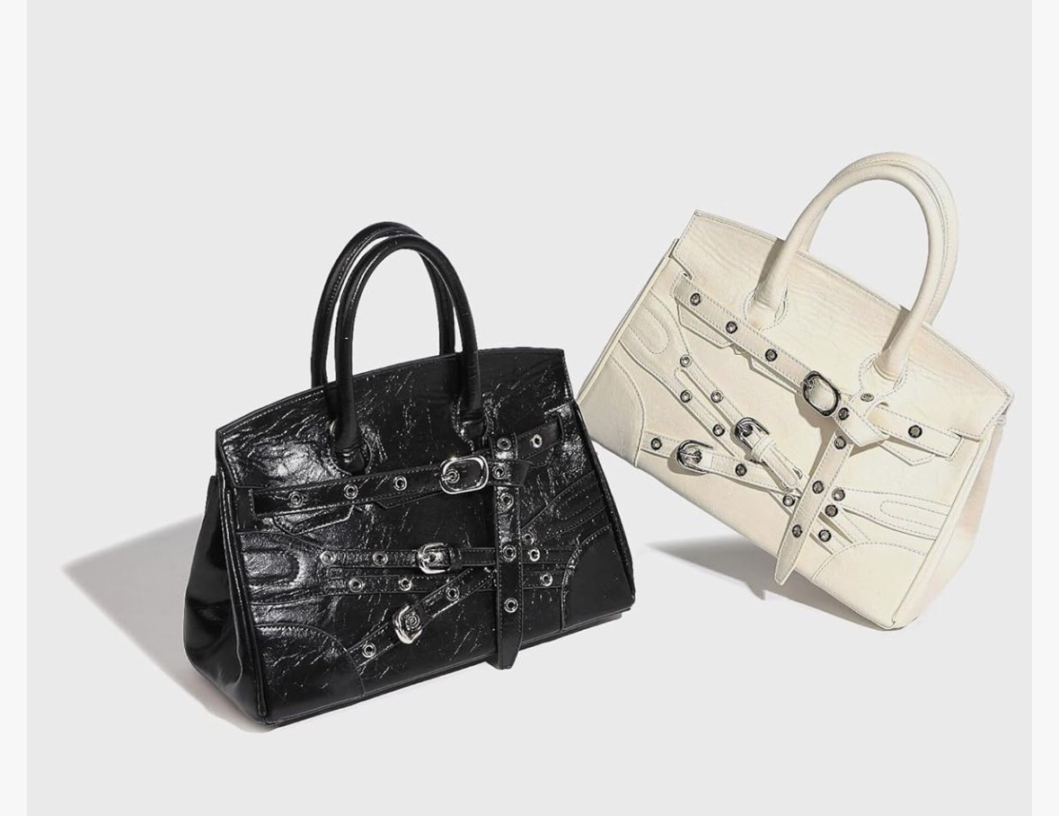These bags are definitely a vibe! Tote bag with top handle

Birkin Hermes Wirkin inspired look for less

#LTKStyleTip #LTKFindsUnder100 #LTKItBag