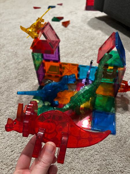My kids are OBSESSED with the magnatiles dinosaurs - such a great gift idea! 
Kids gifts, kids toys, preschoolers, playroom 

#LTKfamily #LTKkids #LTKGiftGuide