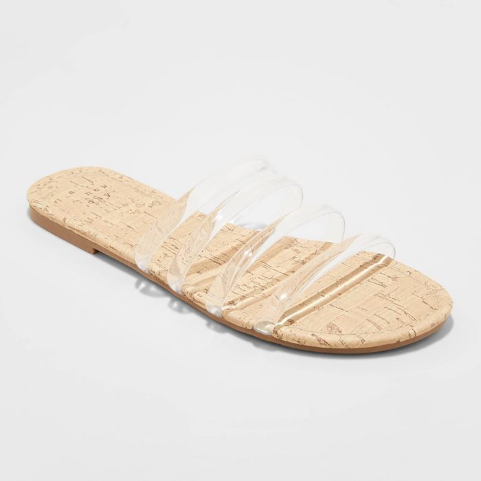 Women's Avie Strappy Slide Sandals - A New Day™ | Target