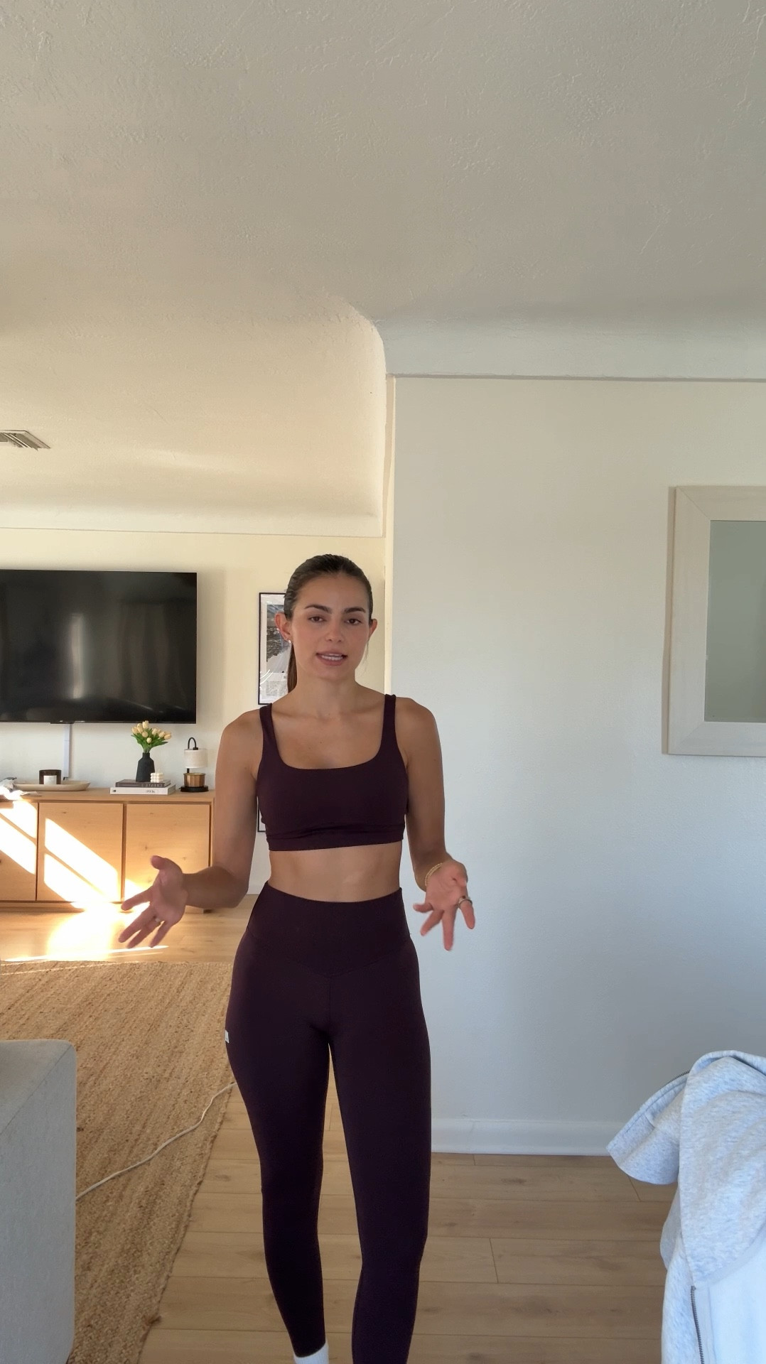 wearing the AllTheForm™️ Bra and Legging - Size small! #vuoripartner @vuoriclothing

#LTKActive