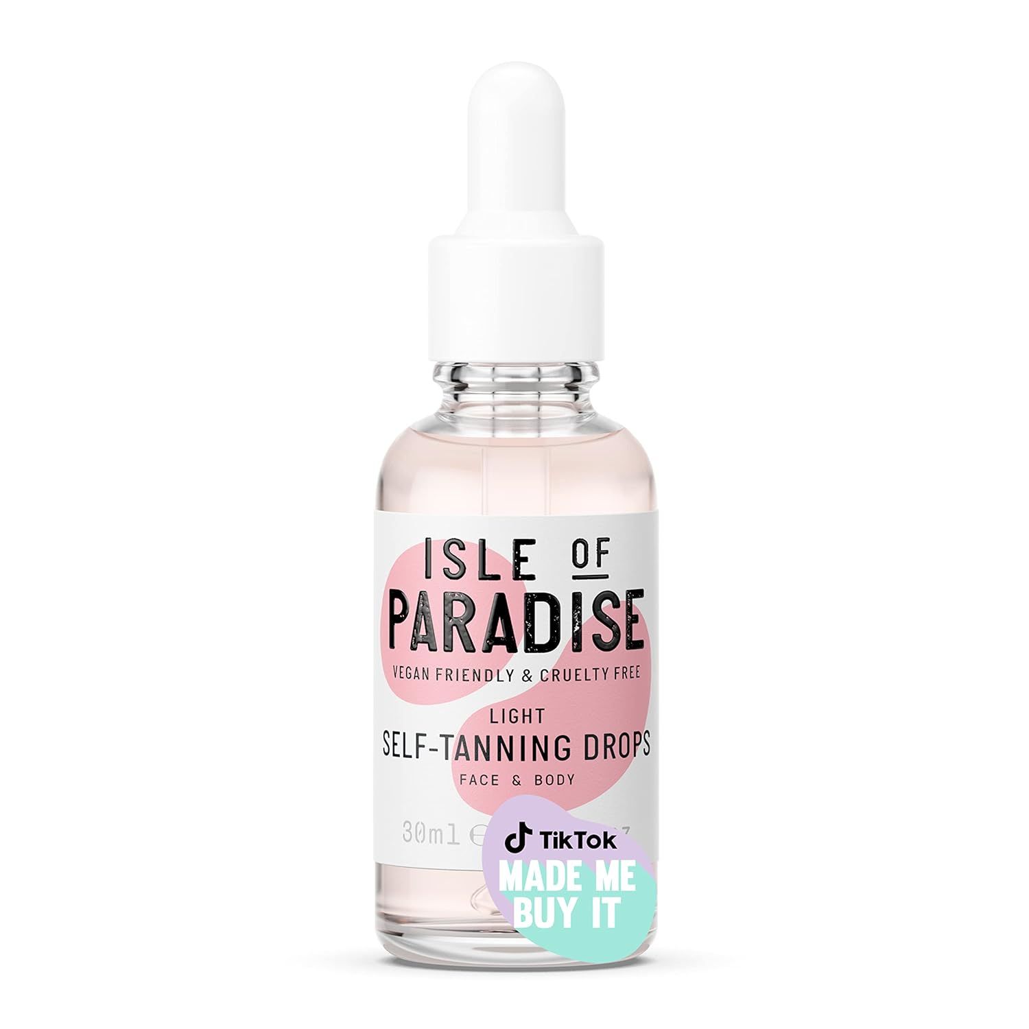 Isle of Paradise Self Tanning Drops - Color Correcting Self Tan Drops for Gradual Glow, Vegan and... | Amazon (US)