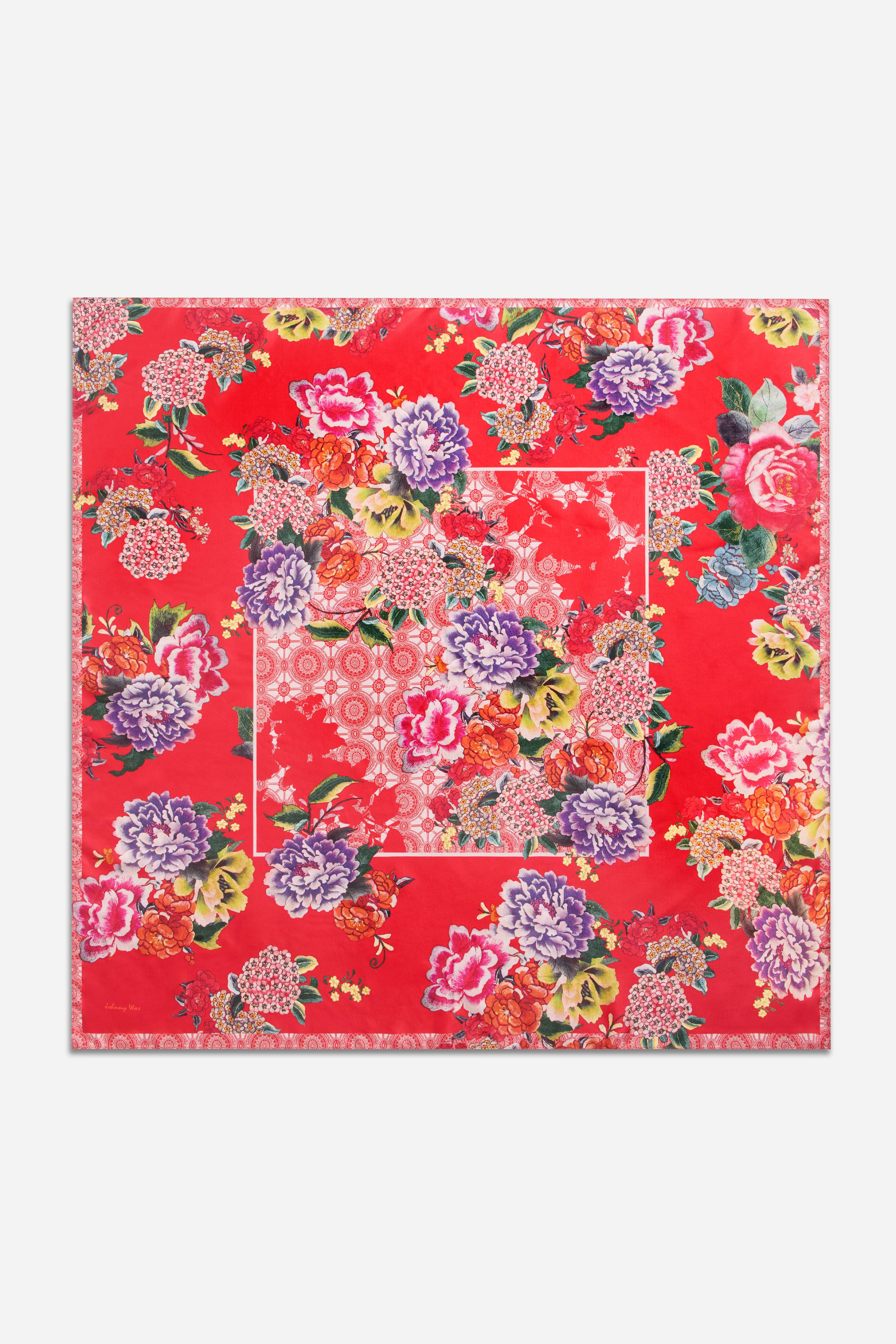 RYUU VINTAGE SILK TWILL SCARF
                                
                                  ... | Johnny Was