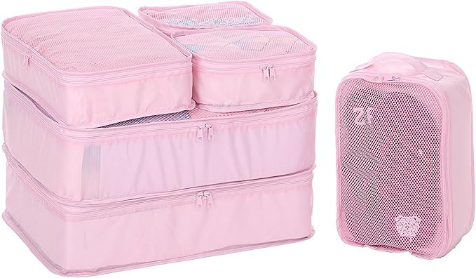 JJ POWER Travel Packing Cubes, Luggage Organizers with Shoe Bag | Amazon (US)
