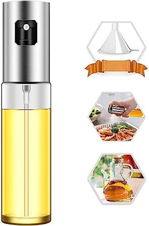 PUZMUG Oil Sprayer for Cooking,100ml Glass Oil Spray Bottle, Olive Oil Sprayer,Oil Dispenser for ... | Amazon (US)