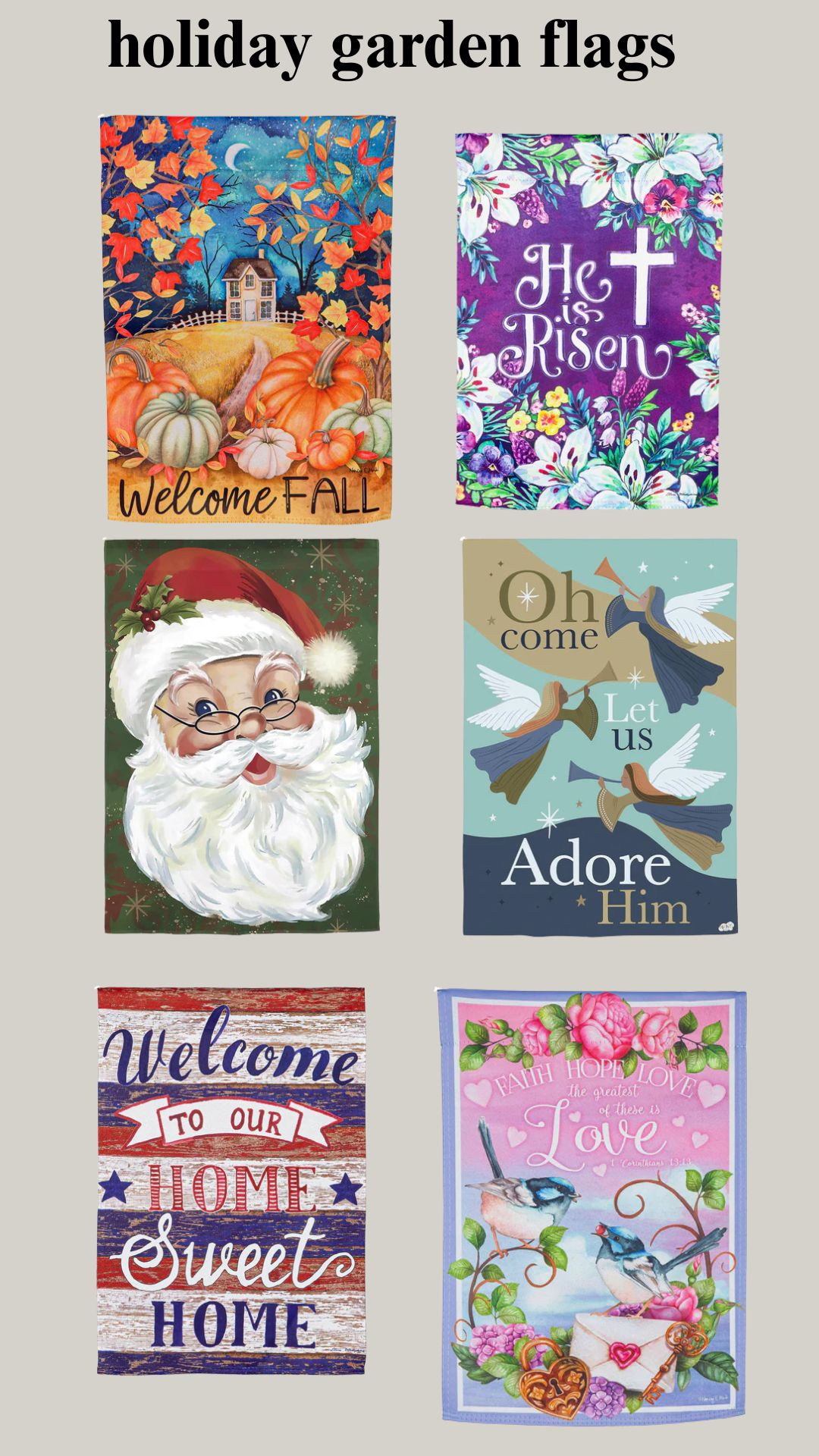 Super cute garden flags from evergreen. #falldecor #decor #homedecor #outsidedecor #ltkhome  

 #LTKSeasonal #LTKHome #LTKFamily