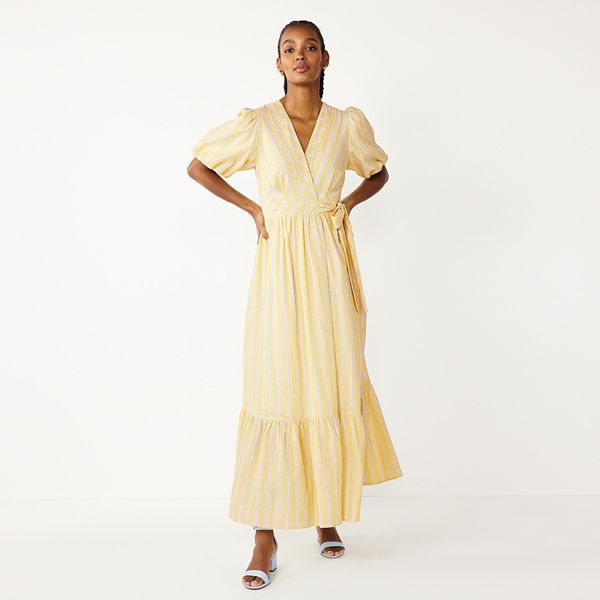 Women's DRAPER JAMES RSVP™ Puff Sleeve Maxi Dress | Kohl's