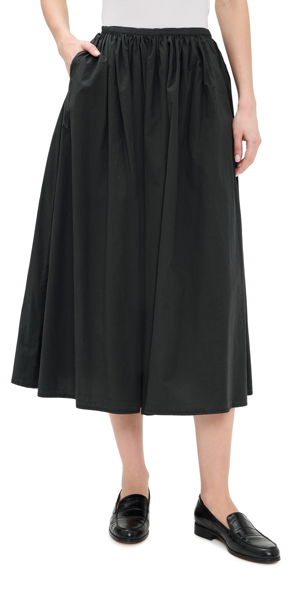 Alex Mill Charlie Skirt Black XL | Shopbop