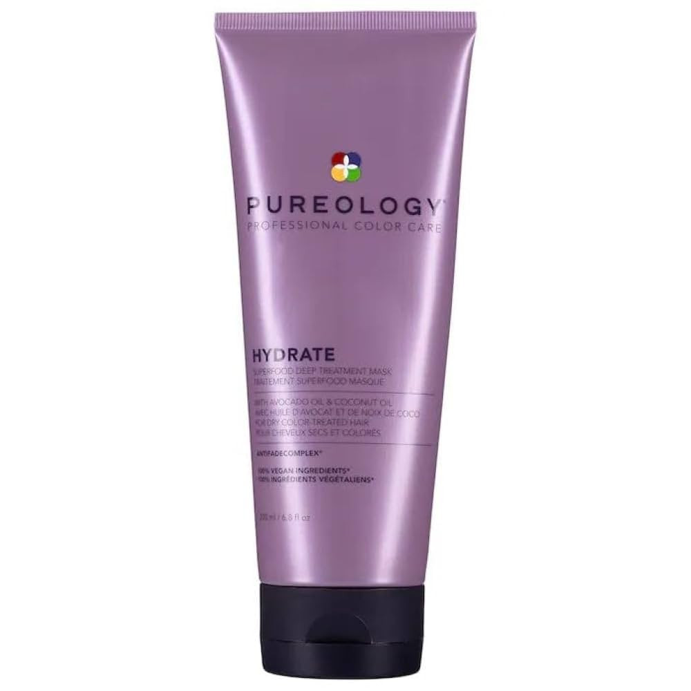 Pureology Hydrate Superfood Treatment - For Dry, Color-Treated Hair, Deeply Hydrating Treatment M... | Amazon (US)