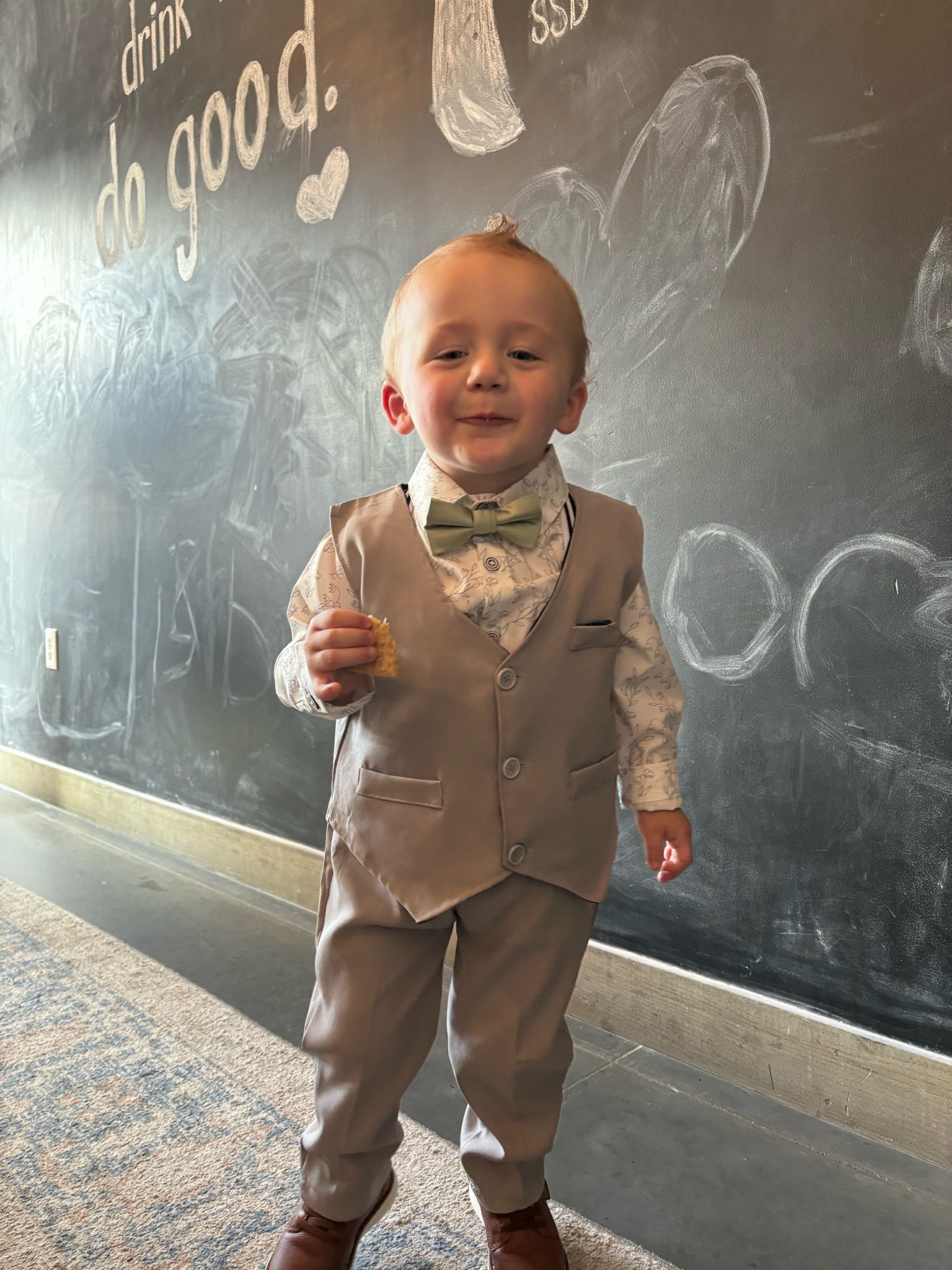 How cute is this toddler suit from Amazon?? It runs a tad big so I recommend sizing down the best you can! I had the hardest time finding a toddler size suit in stores and wasn’t spending over 200$ on a suit he would wear once or twice and quickly grow out of  lol
