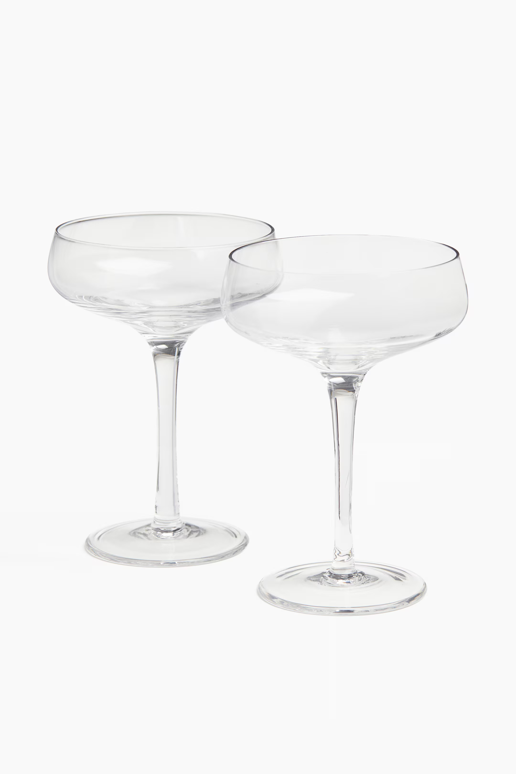 2-pack champagne coupes | H&M (UK, MY, IN, SG, PH, TW, HK)