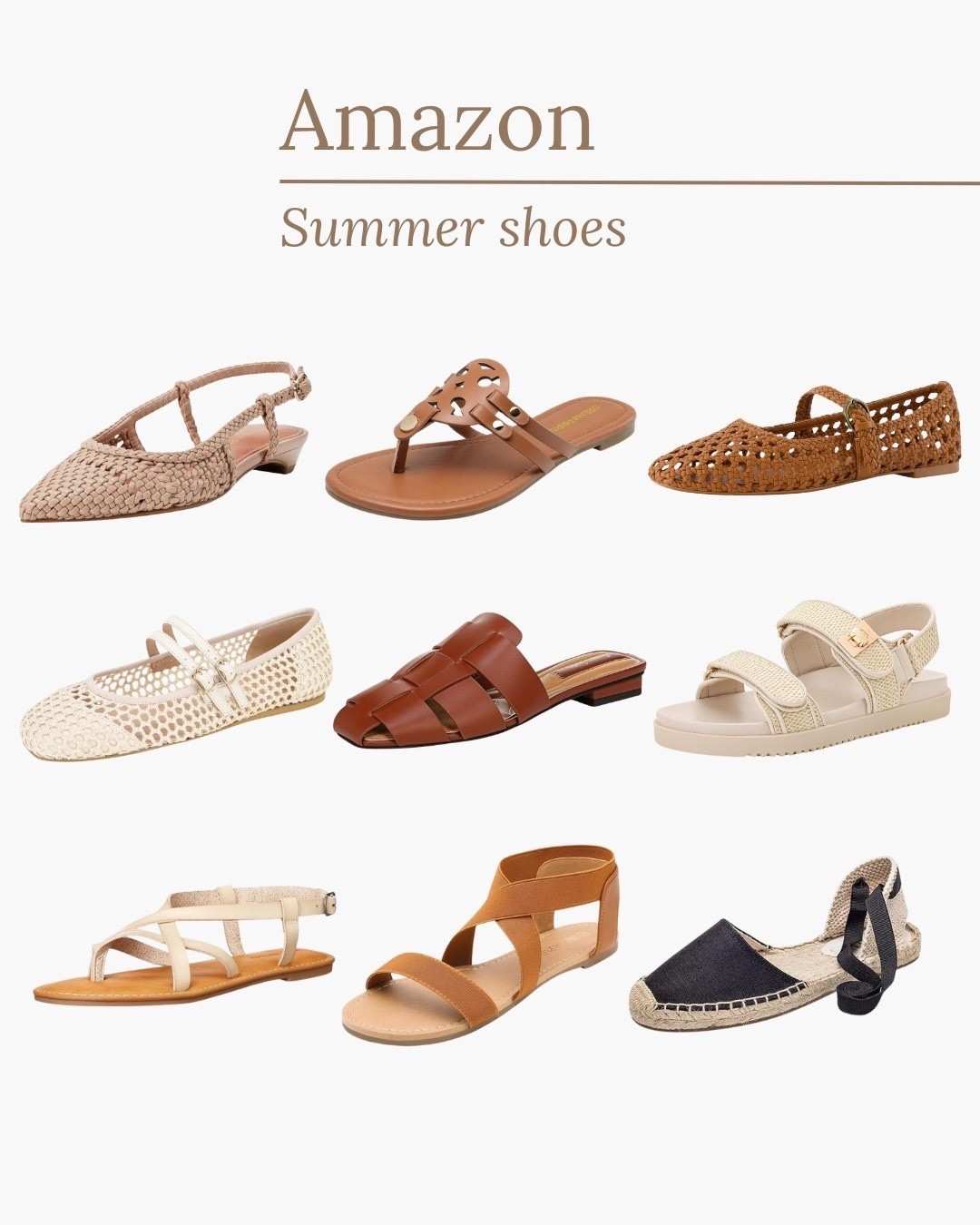 Rounded up stylish Summer shoe finds from Amazon! 

#LTKTravel #LTKSeasonal