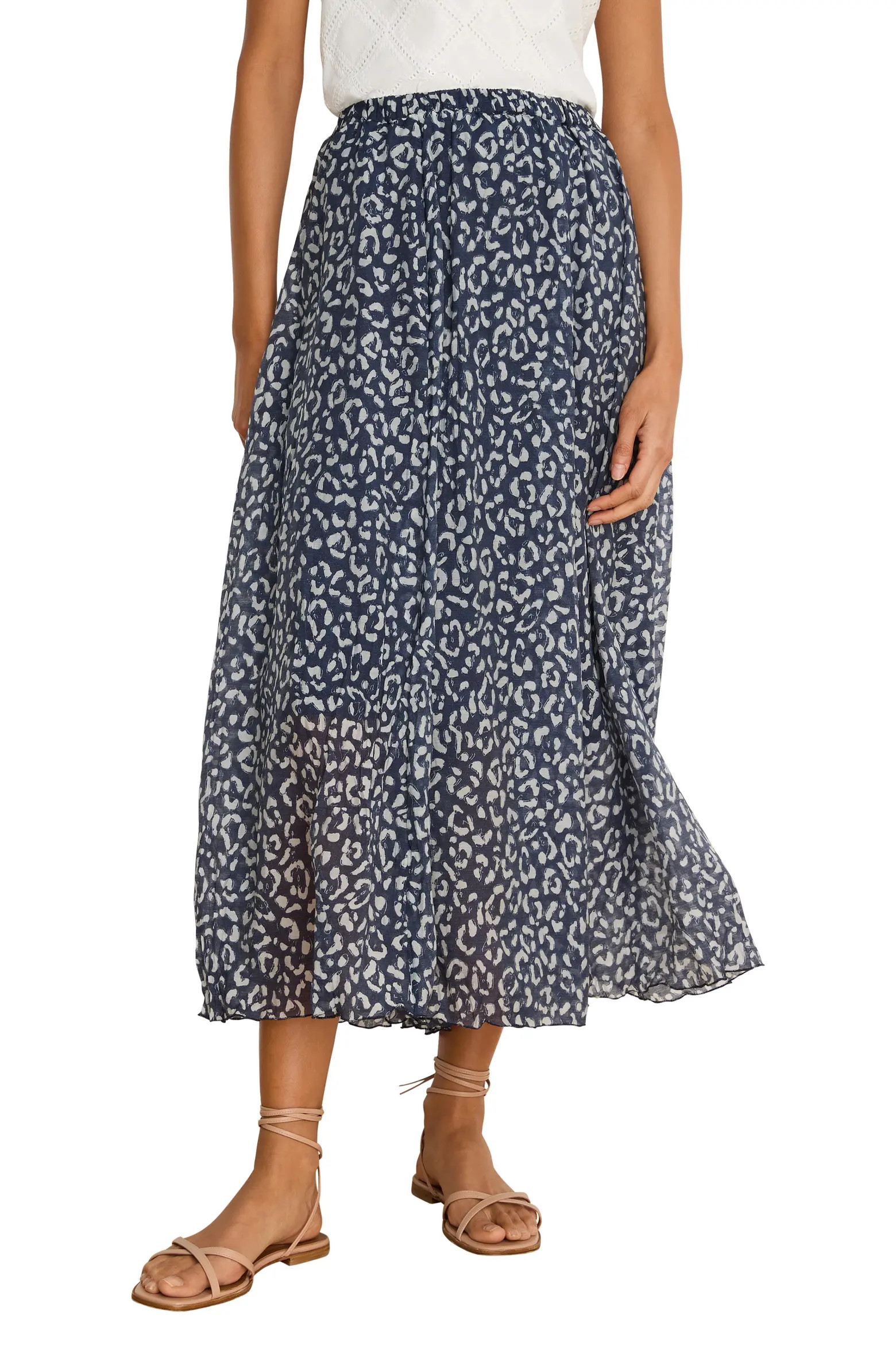 Leopard Crinkle Maxi Skirt (Women) | Nordstrom | Nordstrom