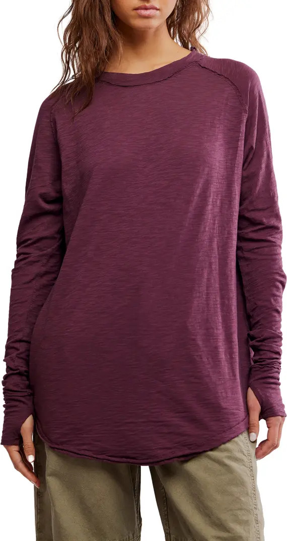 We the Free Arden Extra Long Cotton Top | Nordstrom
