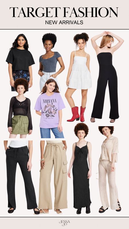Target New Arrivals | Target Fashion | Graphic Tees | Jumpsuit | Spring Dress | Cargo Pants | Swimsuit Coverup 

#LTKfindsunder100 #LTKfindsunder50 #LTKstyletip