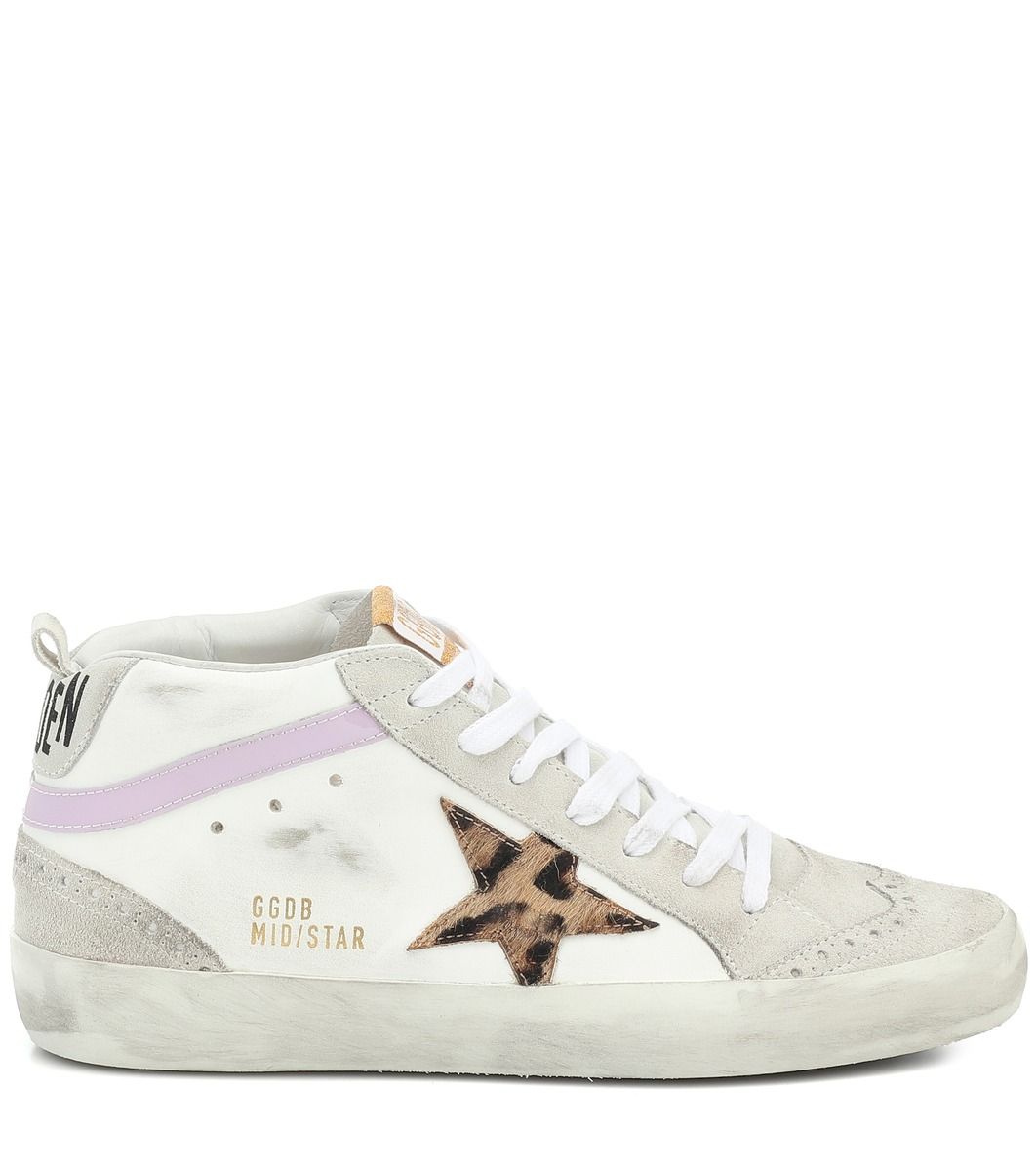 Mid Star leather and suede sneakers | Mytheresa (US/CA)