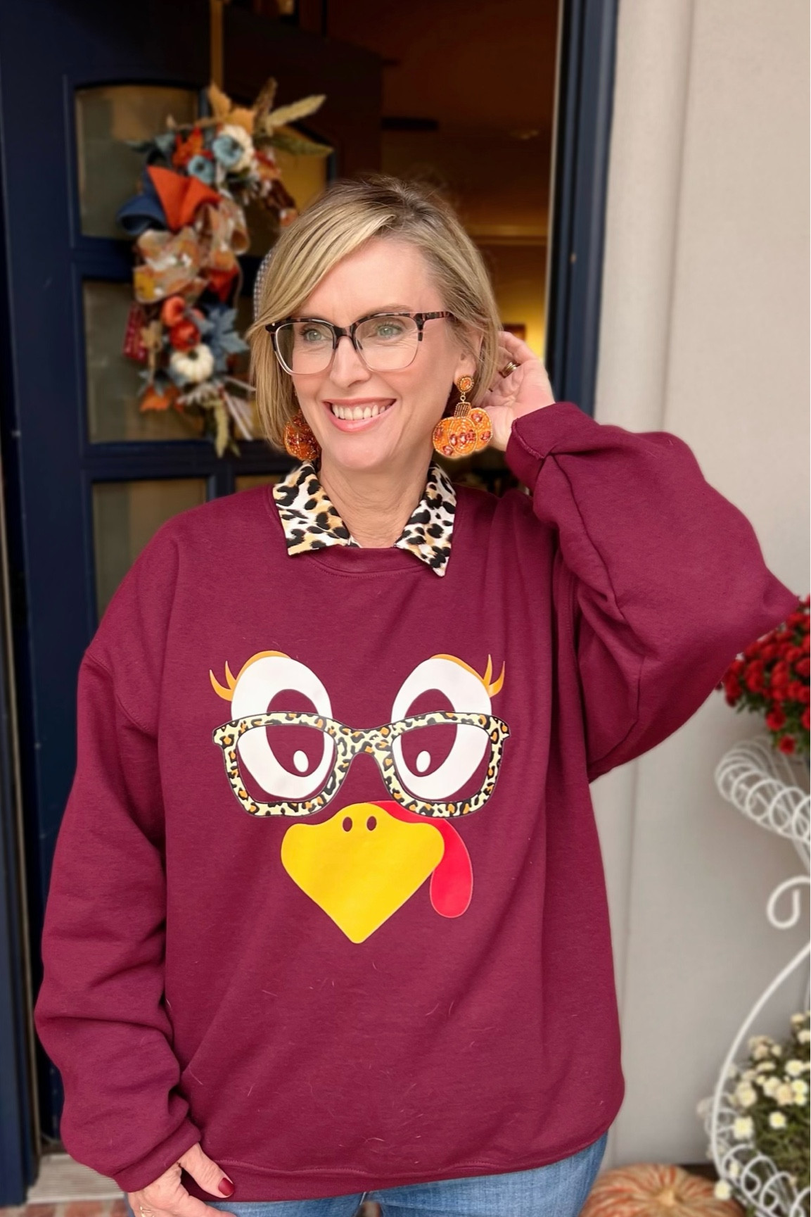 Gobble gobble! Cute fall turkey sweatshirt  

#LTKSeasonal #LTKmidsize #LTKHoliday