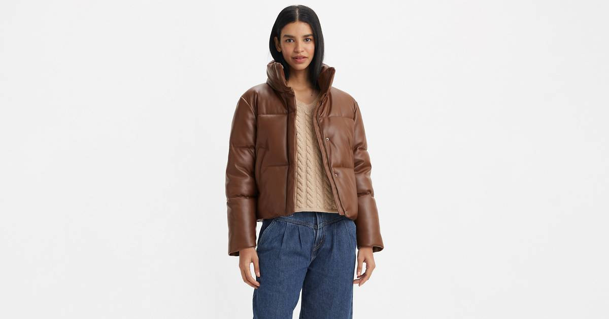 Faux Leather Puffer Jacket | Levi's US