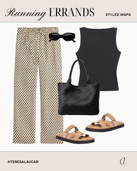 Outfit inspiration: running errands 

Outfit inspo, sandals, printed pants 

#LTKfindsunder100 #LTKfindsunder50 #LTKstyletip