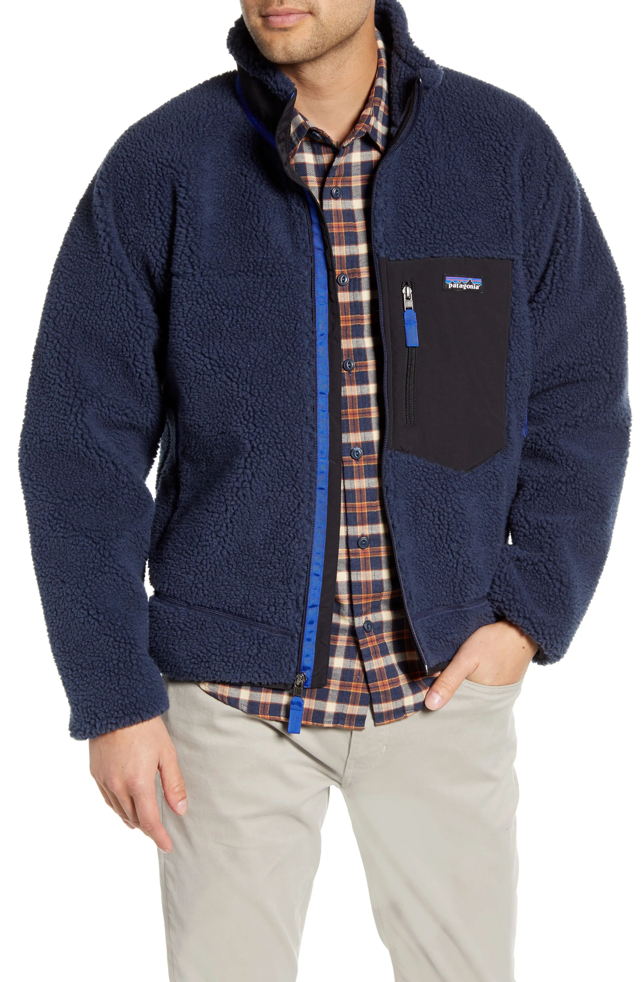Men's Patagonia Retro-X Fleece Jacket, Size X-Large - Blue | Nordstrom