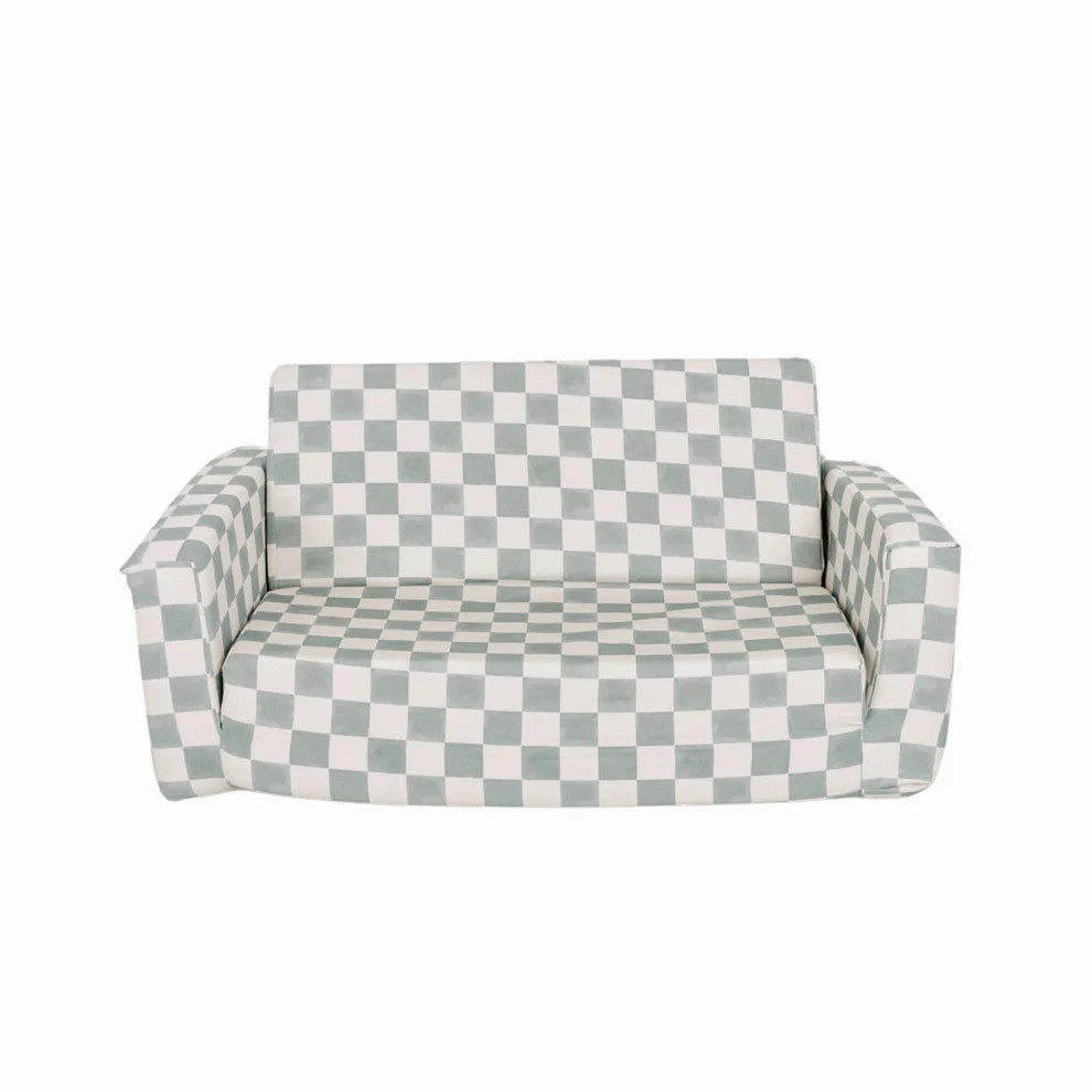 Checker Matcha Play Couch | Toki Mats