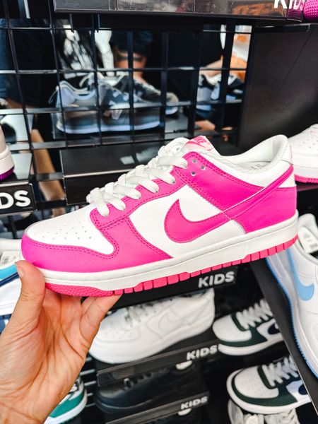 The Barbie pink Nike dunks are back and you do not wanna miss out on them! 

Pro Tip: I wear a size 8 in women’s and can fit in a kids size 6! 

Sneakers
Women’s shoes 
Kids shoes
Gift Guide 

#LTKfamily #LTKshoecrush #LTKkids