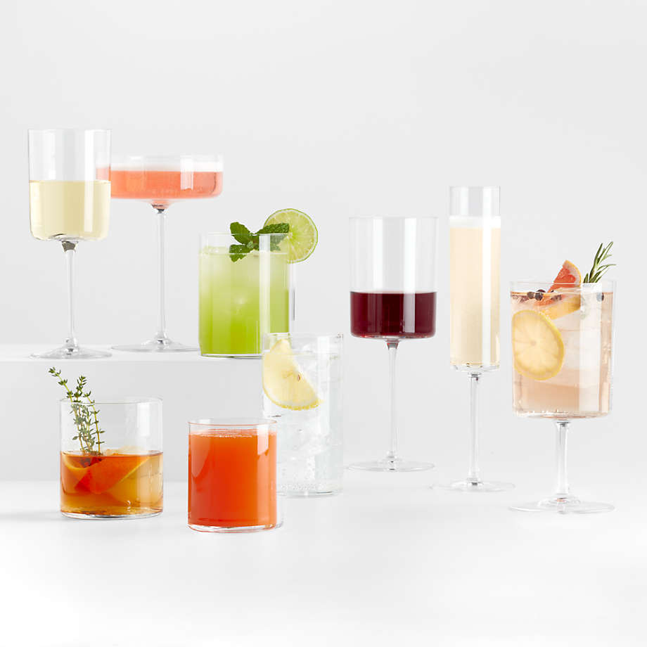 Edge 12-Oz. Coupe Glass + Reviews | Crate & Barrel | Crate & Barrel