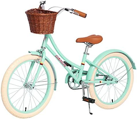 ACEGER Girls Bike with Basket, Kids Bike for 4-9 Years, 14 inch with Training Wheels, 16 inch wit... | Amazon (US)